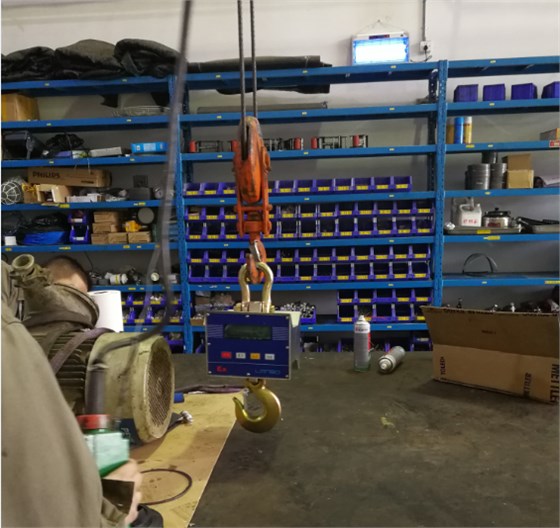 防爆吊秤現場測試